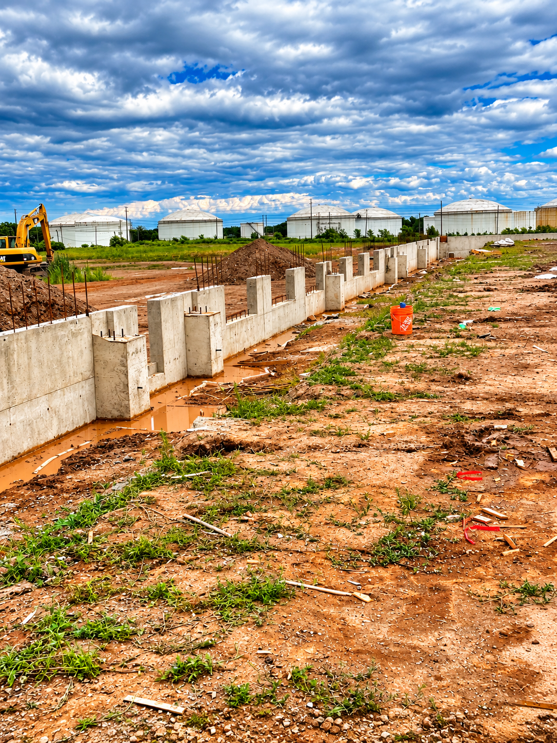 Heavy structural formwork installation